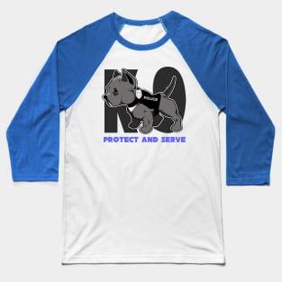 K-9 Pitbull Baseball T-Shirt